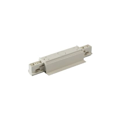 555 1 3208 6  Electrical Straight Coupler With Feeding Option/Ceiling Support Flange For 3 Circuit Recess Track